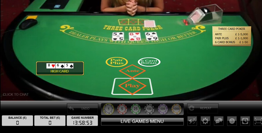 888 Live Casino