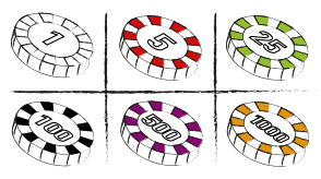 Casino-marker