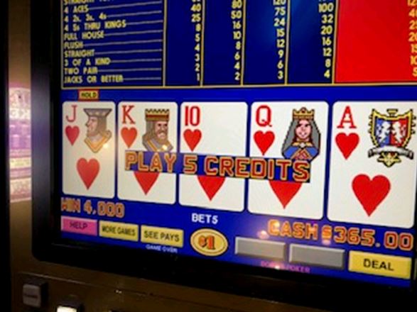 Henry Tamburin's another royal flush at video poker